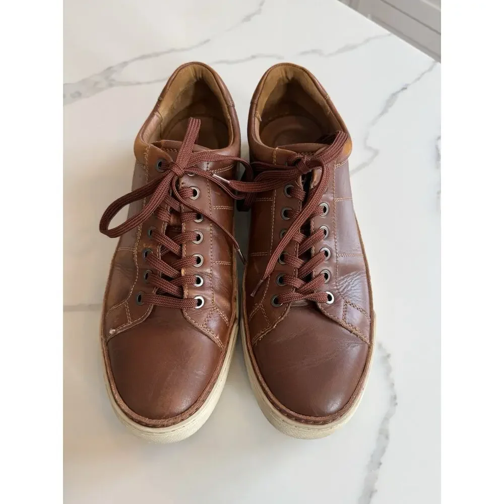 Allen Edmonds PORTER CITY Casual Derby Sneakers Sz 11 Width D Chili Leather